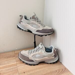 Skechers Stamina Cutback Sneakers Gray Brown Women’s Size 10